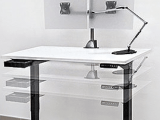 Adjustable Height Base and Monitor Arm
