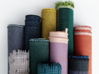 Loom State Collection:  Dispersion Drapery, Doyenne, Duo Chrome, Homage, Oeuvre, and Structured Stripe
