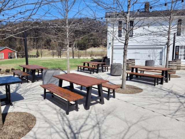 The Kitchen Table Exterior Tables and Benches