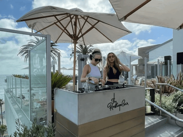 The Rooftop Bar Exterior DJ Station